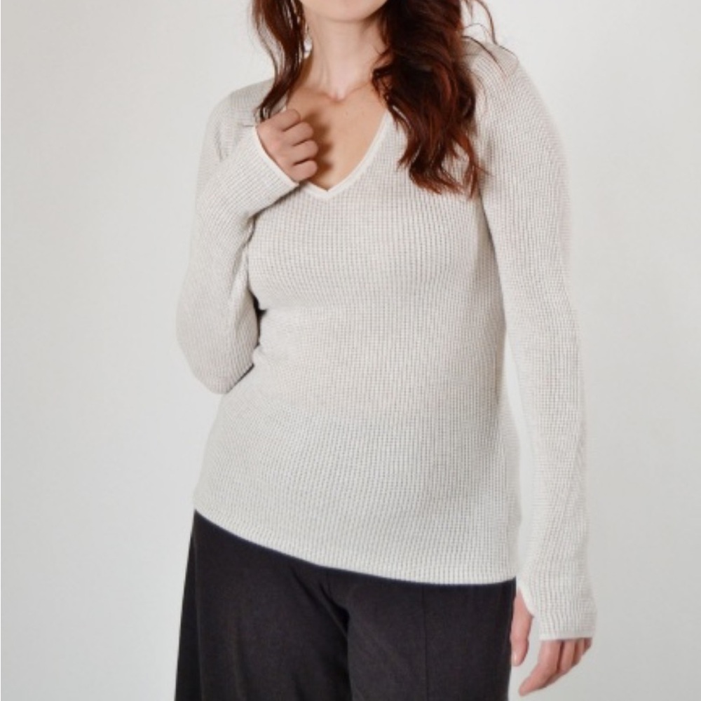 Margaret o’leary thermal Henley - EUC